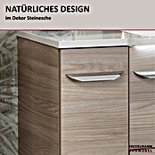 Fackelmann Luxor Unterschrank (B x T x H: 200 x 450 x 603 mm, Steinesche Holzoptik, Anschlag: Links) | BAUHAUS