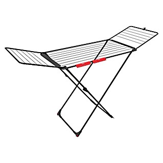 Vileda Tendedero con alas Universal Ultimate (Longitud cuerda de tender: 18 m, L x An x Al: 180 x 55 x 108 cm, Negro)