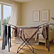 Vileda Tendedero con alas Universal Ultimate (Longitud cuerda de tender: 18 m, L x An x Al: 180 x 55 x 108 cm, Negro) | BAUHAUS