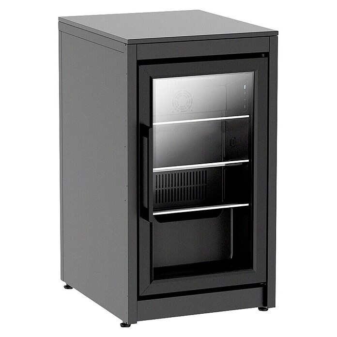 Cozze Elements Kühlschrank Kühlrschrank (B x T x H: 45 x 43 x 74 cm, Schwarz) | BAUHAUS