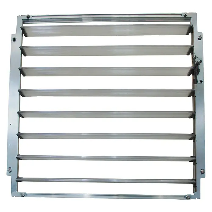 Palram – Canopia Gewächshaus-Seitenfenster - Passend für: Palram Gewächshäuser, 62 x 62 cm - Metalljalousie mit verstellbaren Lamellen für kontrollierte Luftzirkulation und Schutz vor Witterungseinflüssen. Ideal für Industrie- und Gewerbebauten.