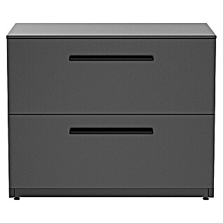 Cozze Elements Outdoorküchen-Modul Schubladenschrank (Schwarz, B x T x H: 110 x 60 x 88,5 cm, Stahl)