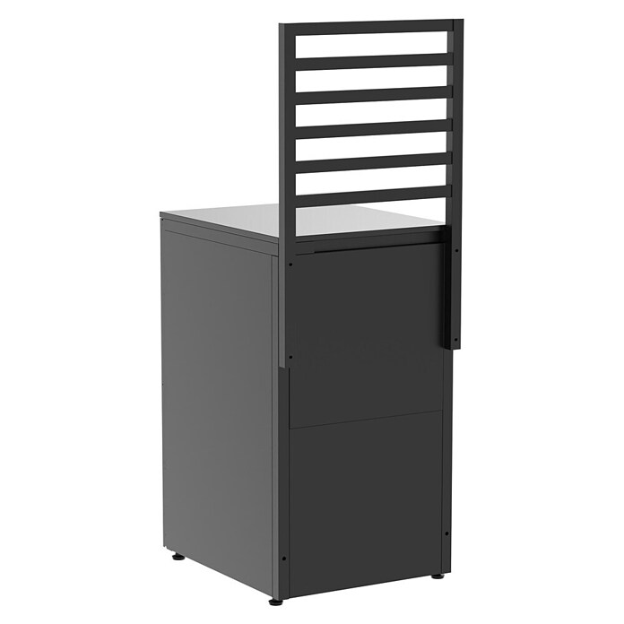 Cozze Elements Rückwand (B x H: 52 x 75 cm, Passend für: Cozze Elements Grillküchenmodul, Schwarz) | BAUHAUS