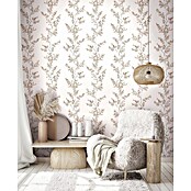 Marburg Novamur Plus Fresh UP Papel pintado de vellón Rama (Blanco/Verde, Floral, 10 x 0,53 m) | BAUHAUS