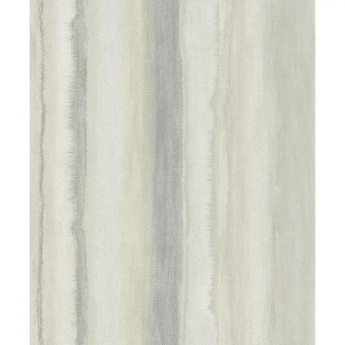 Marburg Shades Iconic Vliestapete Grafik - Grün-Grau, Grafisch, 10,05 x 0,53 m - Weiche, vertikale Aquarellstreifen in gedämpftem Grau-Grün und Off-White auf strukturierter Textiloberfläche.