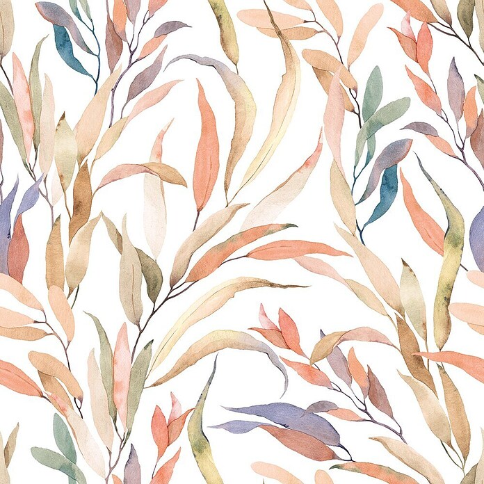 Marburg Novamur Plus Fresh UP Papel pintado de vinilo (Multicolor, Floral, 10 x 0,53 m) | BAUHAUS