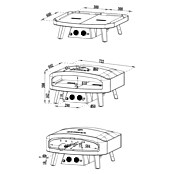 Cozze Pizzaofen Black Edition (Grillfläche (B x T): 60 x 60 cm) | BAUHAUS
