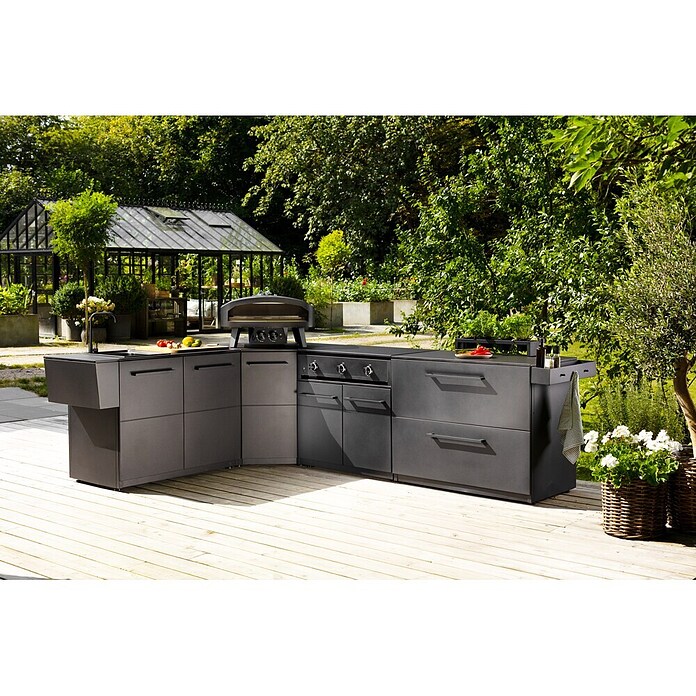 Cozze Pizzaofen Black Edition (Grillfläche (B x T): 60 x 60 cm) | BAUHAUS