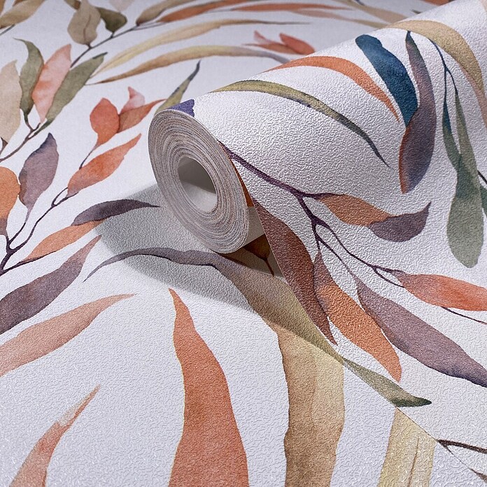 Marburg Novamur Plus Fresh UP Papel pintado de vinilo (Multicolor, Floral, 10 x 0,53 m) | BAUHAUS