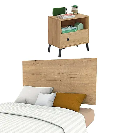 Muebles Pitarch Camila Cabecero de cama con mesita