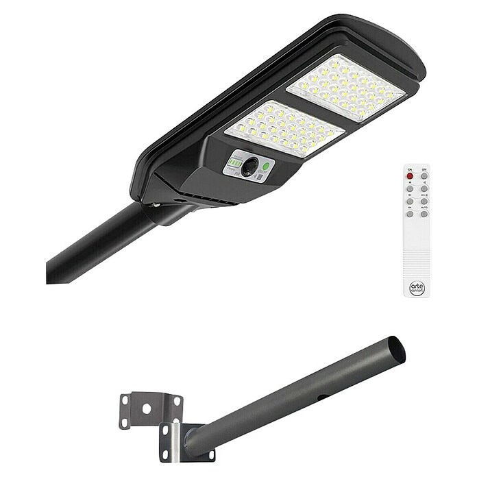 Arte confort Lusna Farola LED con soporte (8 W, 700 lm, 6.500 K, IP54) | BAUHAUS