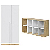 Conjunto de muebles Noa (Roble Nodi/Blanco Artik, 2 pzs.) | BAUHAUS