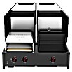 Cozze Hybrid-Grill Quattro 900 (Grillfläche (B x T): 72,7 x 34,5 cm, 13 kW, Anzahl Brenner: 3 Stk.) | BAUHAUS