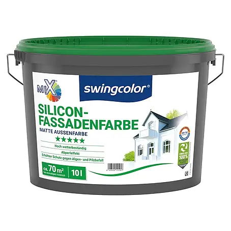 swingcolor Mix Silikon-Fassadenfarbe zum Mischen lassen