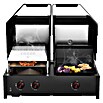 Cozze Hybrid-Grill Quattro 900 (Grillfläche (B x T): 72,7 x 34,5 cm, 13 kW, Anzahl Brenner: 3 Stk.) | BAUHAUS