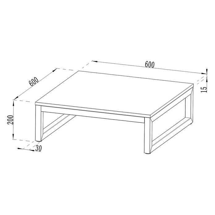Cozze Grilltisch für Pizzaofen (B x T x H: 60 x 60 x 20 cm, Stahl, Passend für: Cozze Outdoor Küche Elements) | BAUHAUS