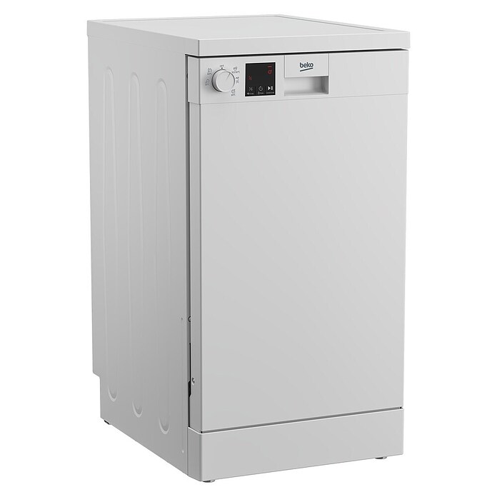 Beko Lavavajillas libre instalación DVS05024W (Ancho: 44,8 cm, Número de cubiertos: 10 ud., Consumo de agua por uso: 11,9 l) | BAUHAUS