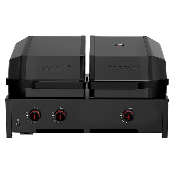 Cozze Hybrid-Grill Quattro 900 (Grillfläche (B x T): 72,7 x 34,5 cm, 13 kW, Anzahl Brenner: 3 Stk.) | BAUHAUS