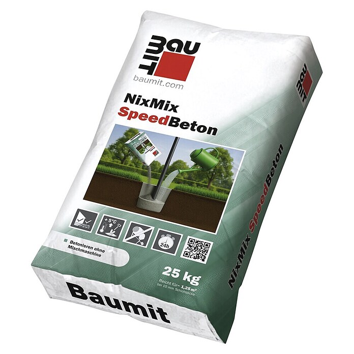 Baumit Trockenbeton NixMix Speedbeton (25 kg, Körnung: 0 mm - 8 mm) | BAUHAUS