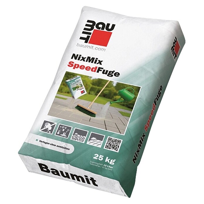 Baumit Trockenfertigmörtel NixMix Speedfuge (Nettomasse: 25 kg, Körnung: 0 mm - 1 mm) | BAUHAUS
