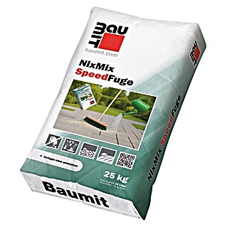 Baumit Trockenfertigmörtel NixMix Speedfuge (Nettomasse: 25 kg, Körnung: 0 mm - 1 mm)
