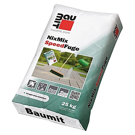 Baumit Trockenfertigmörtel NixMix Speedfuge (Nettomasse: 25 kg, Körnung: 0 mm - 1 mm)