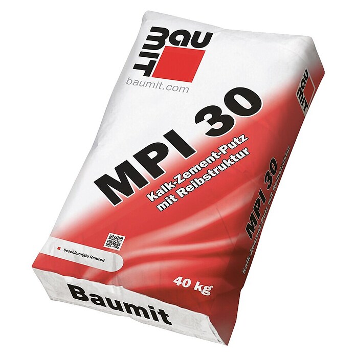 Baumit Kalk-Zement-Maschinenputz MPI 30 (40 kg, Körnung: 1 mm) | BAUHAUS