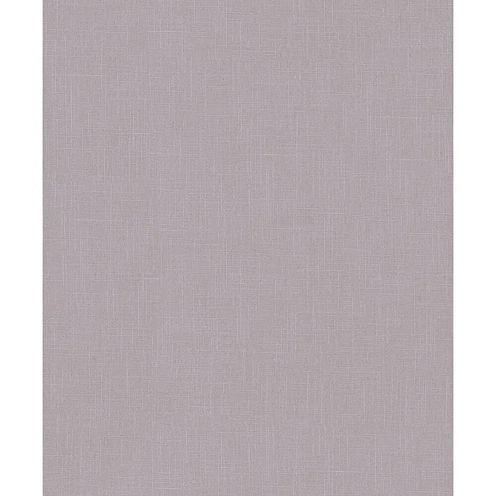 Marburg Boho Vliestapete Uni II - Violett, Uni, 10,05 x 0,53 m - Hellgrau-lilafarbener Webstoff mit dezenter Textur.