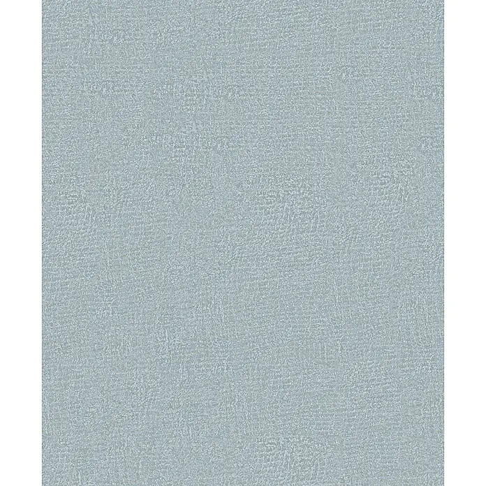 Marburg Ritus Vliestapete Putzoptik - Blau, Sonstiges, 10,05 x 0,53 m - Hellblaues strukturiertes Material mit unregelmäßigem, subtilem Muster.