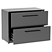 Cozze Elements Outdoorküchen-Modul Schubladenschrank (Schwarz, B x T x H: 110 x 60 x 88,5 cm, Stahl) | BAUHAUS