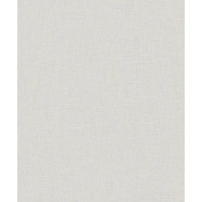Marburg Boho Vliestapete Uni - Beige-Grau, Uni, 10,05 x 0,53 m - Hellgrauer Webstoff mit feiner, gleichmäßiger Textur.