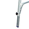 Krause Stabilo Sprossen-Gelenk-Teleskopleiter mit 4 Holmverlängerungen (Arbeitshöhe: 5 m, 4 x 4 Sprossen, Treppenfunktion, Aluminium)