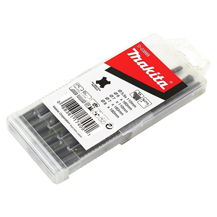 Makita Martillo combinado (800 W, Energía de percusión: 2,8 J, Número de revoluciones de marcha en vacío: 0 r.p.m. - 4.100 r.p.m.)