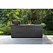 Cozze Elements Outdoorküchen-Modul Schubladenschrank (Schwarz, B x T x H: 110 x 60 x 88,5 cm, Stahl) | BAUHAUS