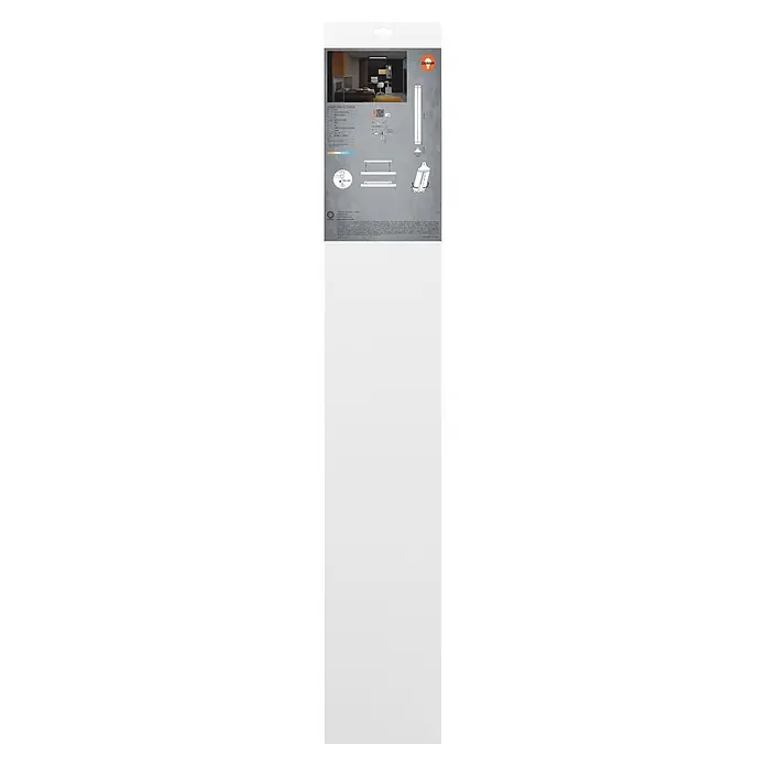Osram LED-Deckenleuchte Office Line Double Portable - L x B x H: 106,28 x 11,9 x 10,22 cm, Schwarz, Kaltweiß - OSRAM lineare LED-Leuchte für moderne Innenräume, mit drehbarem Design und Installationsdetails.