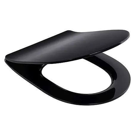 SCHÖNER WOHNEN-Kollektion  WC-Sitz Antus Slimline Soft Close Mattschwarz