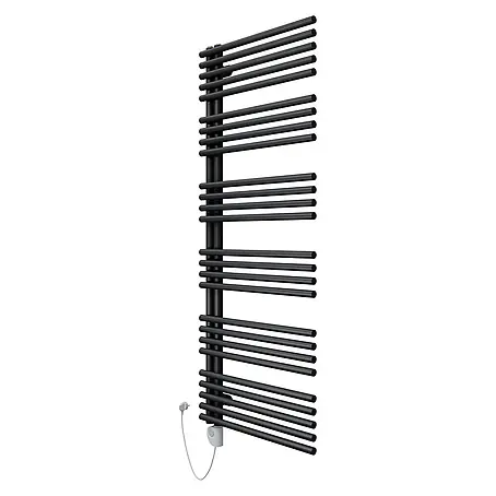 SCHÖNER WOHNEN-Kollektion  Designheizkörper Celia 60 x 151 Mattschwarz Heizstab 3 L