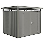 Biohort Spremišta HighLine H2 DT (Kvarc sivo, 1,95 x 2,75 m, Dvostruka vrata)