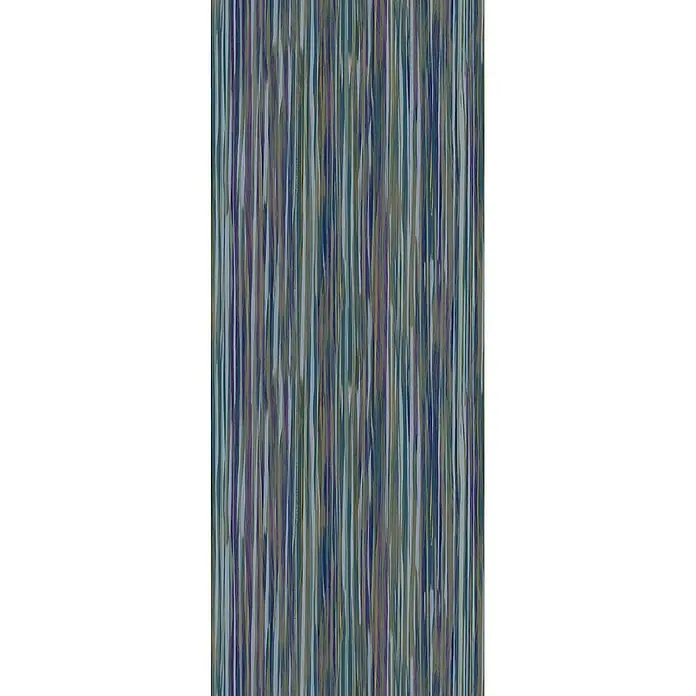 Marburg Smart Art Aspiration Fototapete Streifen II - B x H: 106 x 270 cm, Vlies, Grün-Blau - Muster aus vertikalen Streifen in verschiedenen Breiten und Farbtönen von Blau, Türkis, Violett, Olivgrün und Gelb, Pinselstrich-Optik.