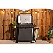 Cozze Rollwagen (B x T x H: 146 x 70 x 74,5 cm, Stahl, Schwarz, Passend für: Cozze Plancha Grill 800) | BAUHAUS