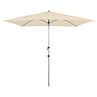Doppler Expert Marktschirm Auto Tilt (Natur, Bespannungsmaß (L x B): 300 x 200 cm)
