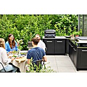 Cozze Outdoorküchen-Modul Eckelement (Schwarz/Silber, B x T x H: 70,5 x 60 x 90 cm) | BAUHAUS