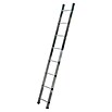 Krause Corda Sprossen-Anlegeleiter (Arbeitshöhe: 3,2 m, Anzahl Tritte: 8 Sprossen, Aluminium)