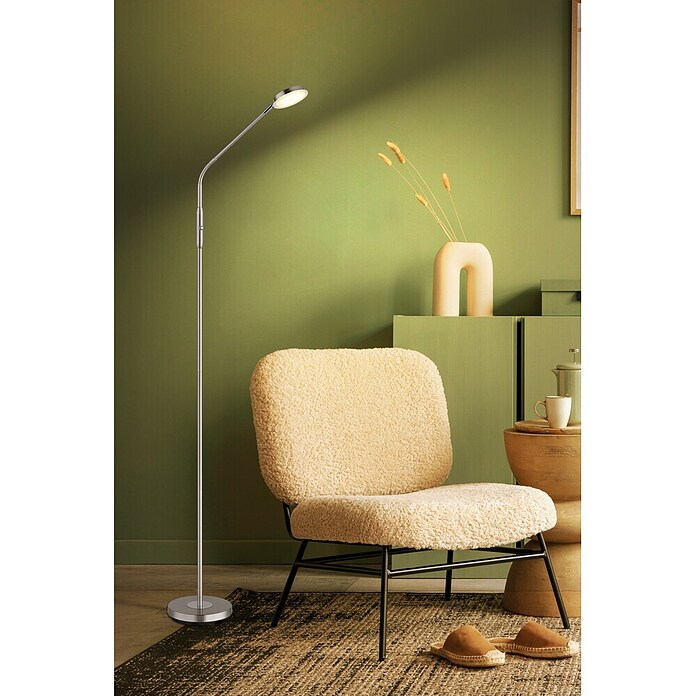 Globo LED stajaća svjetiljka Silvio  (Visina: 1.730 mm, Nikal) | BAUHAUS