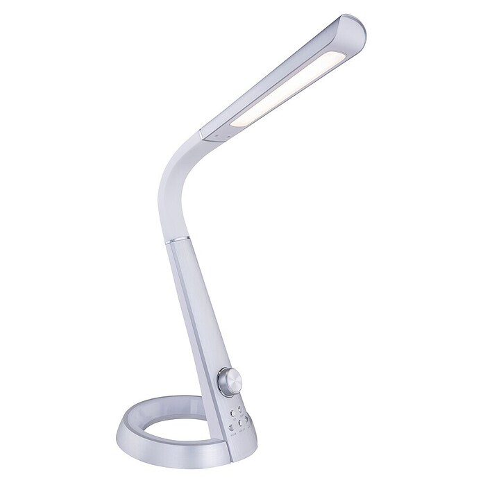 Globo Lámpara de sobremesa LED (8 W, Plateado, Altura: 64 cm)