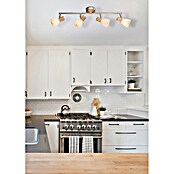 Globo Deckenstrahler Gylfi (4 x 40 W, Nickel matt, L x B x H: 60 x 9 x 15,5 cm)