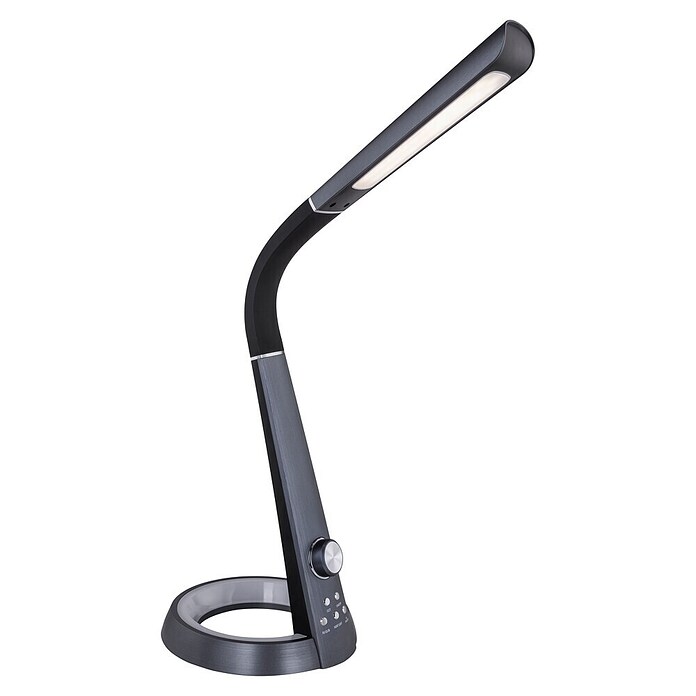 Globo Lámpara de sobremesa LED (8 W, Negro, Altura: 64 cm)