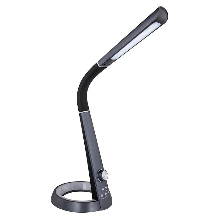 Globo Lámpara de sobremesa LED (8 W, Negro, Altura: 64 cm)