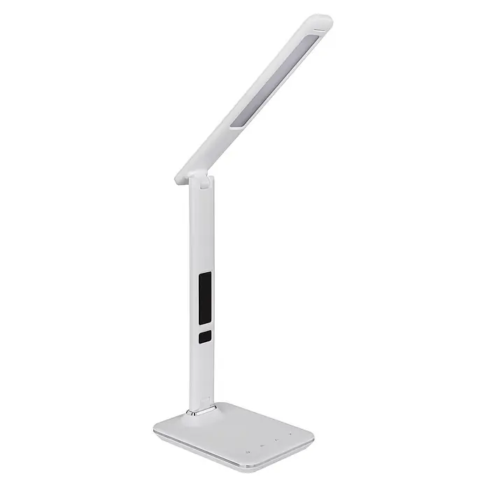 Globo Lámpara de sobremesa LED Tanna - 7 W, L x An x Al: 55 x 14 x 59 cm, Blanco, Blanco frío - Lámpara de escritorio LED blanca moderna y ajustable con controles táctiles.