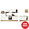 Respekta Cocina de isla Hilde (Ancho: 310 cm, Blanco, Con electrodomésticos) | BAUHAUS